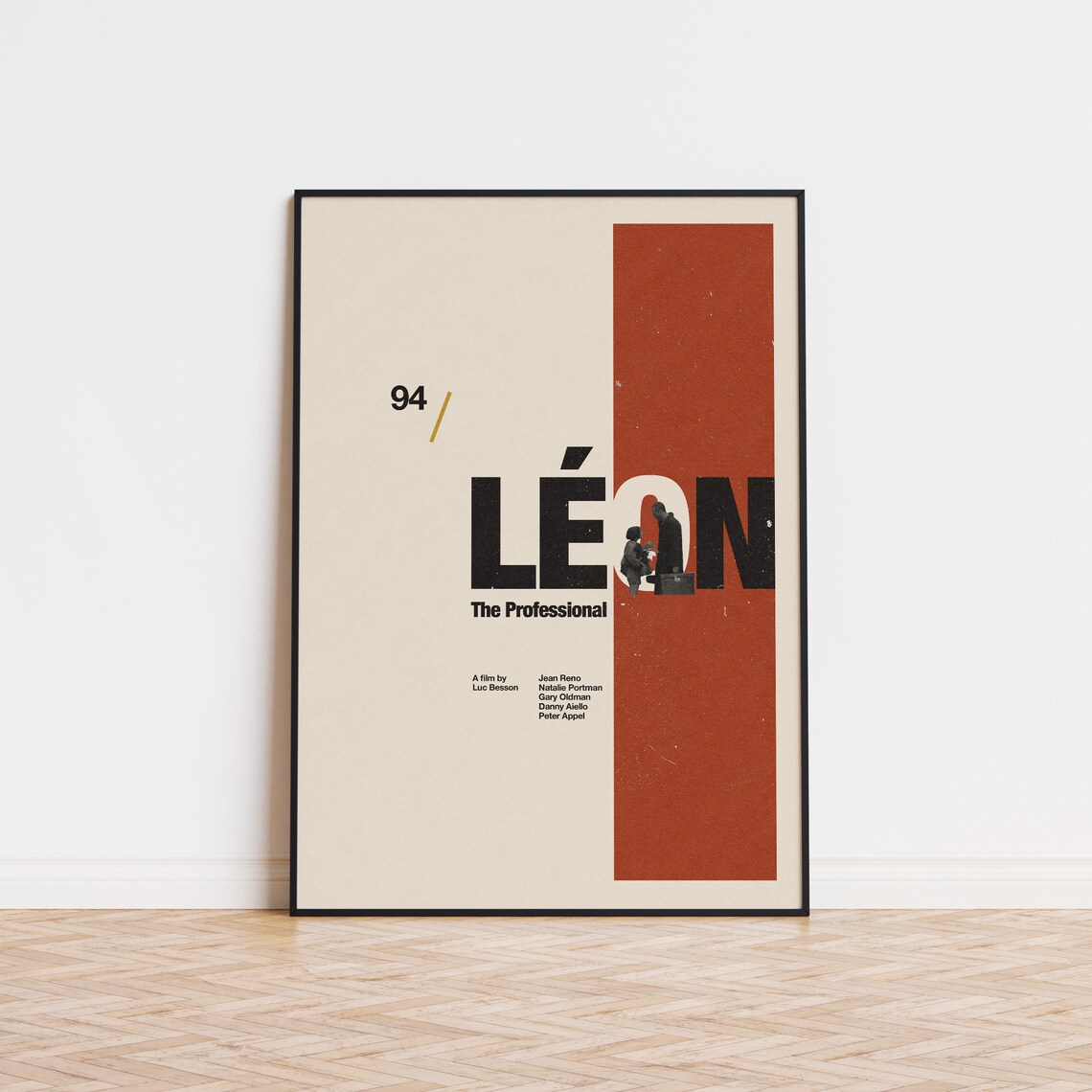 Leon-Inspired Mid Century Modern Travel Poster