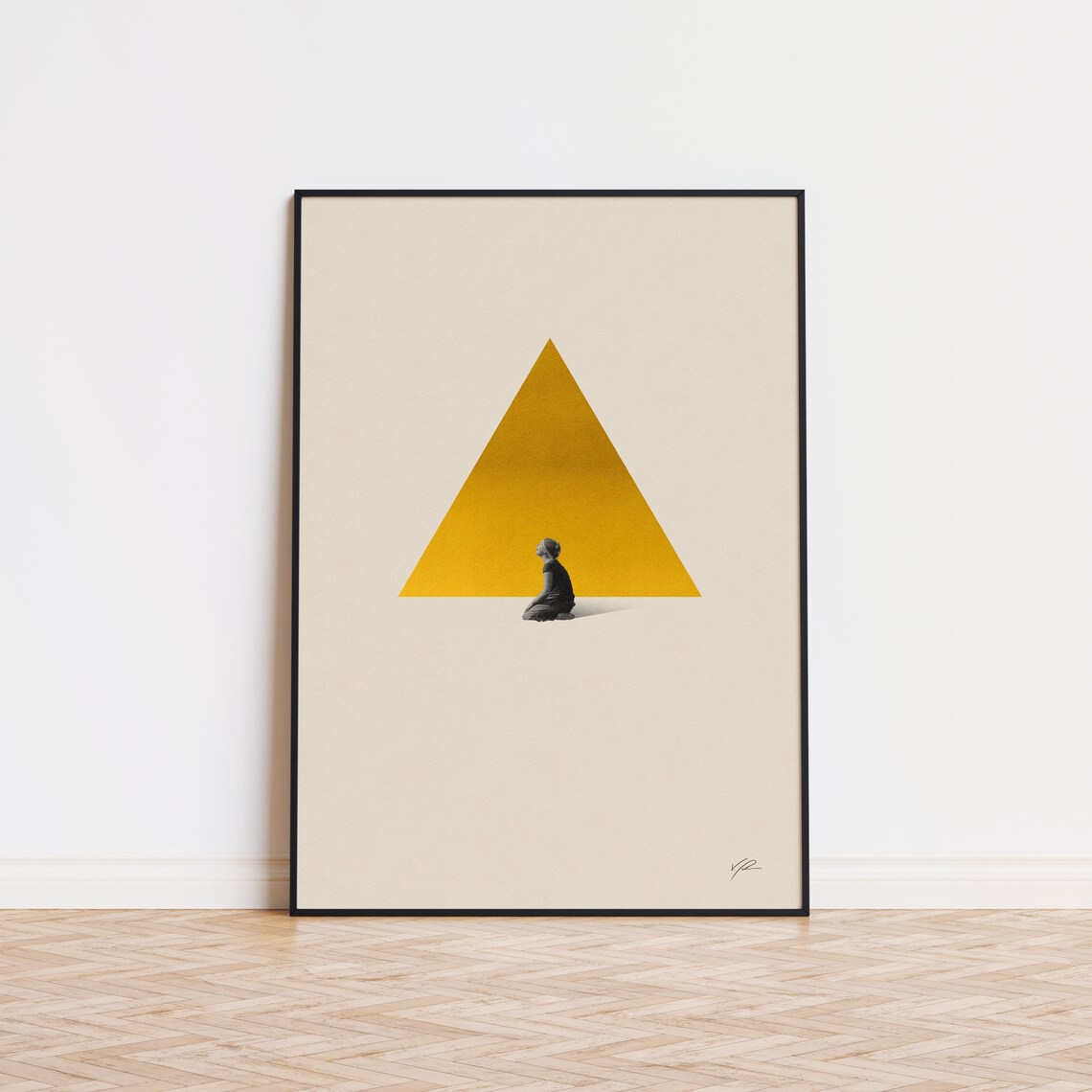 Midsommar-Inspired Minimalist Mid-Century Poster