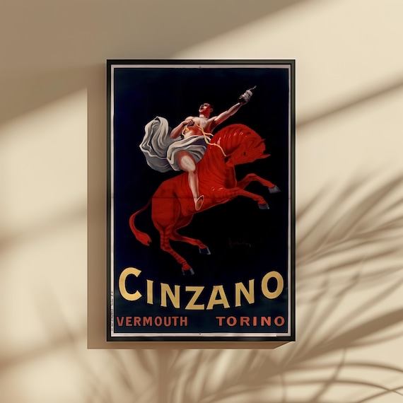 Cinzano Vermouth Vintage Advertising Art Print