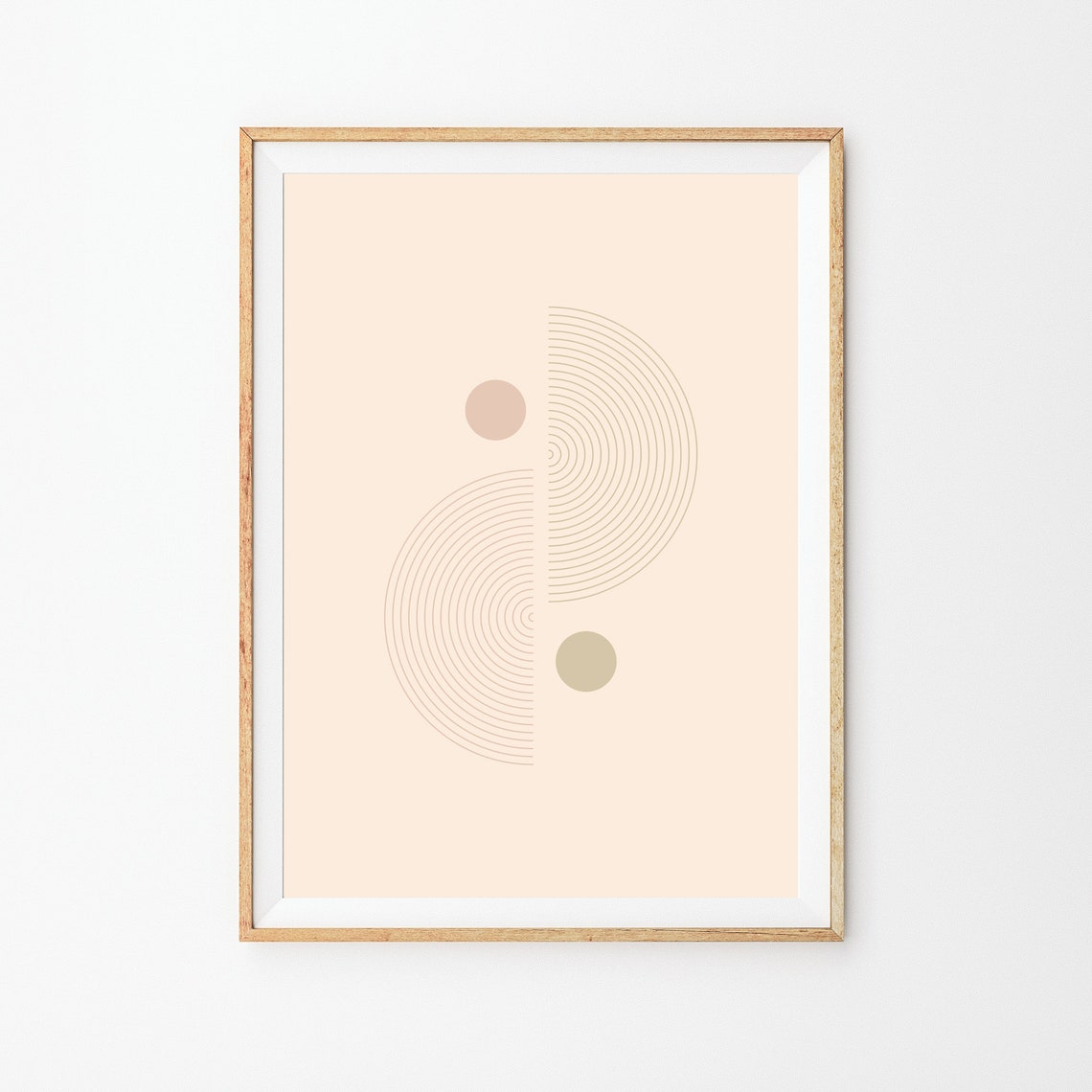 Boho Wall Art Abstract Art Prints Neutral Wall Art Modern Boho Decor Prints Geometric Art Bohemian Terracotta Wall Art Decor