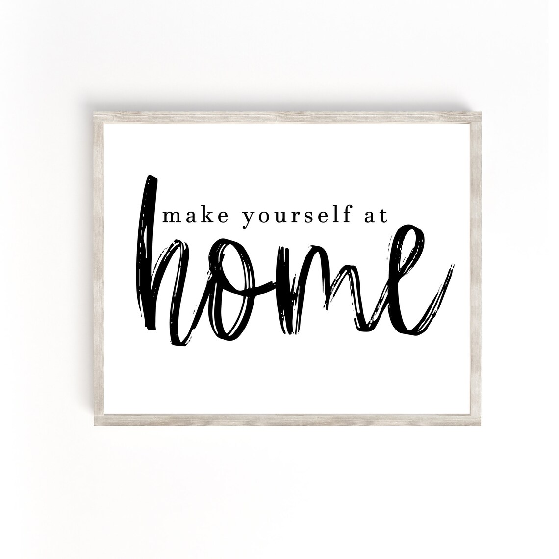 Farmhouse Welcome Sign Art Print, Entryway Decor