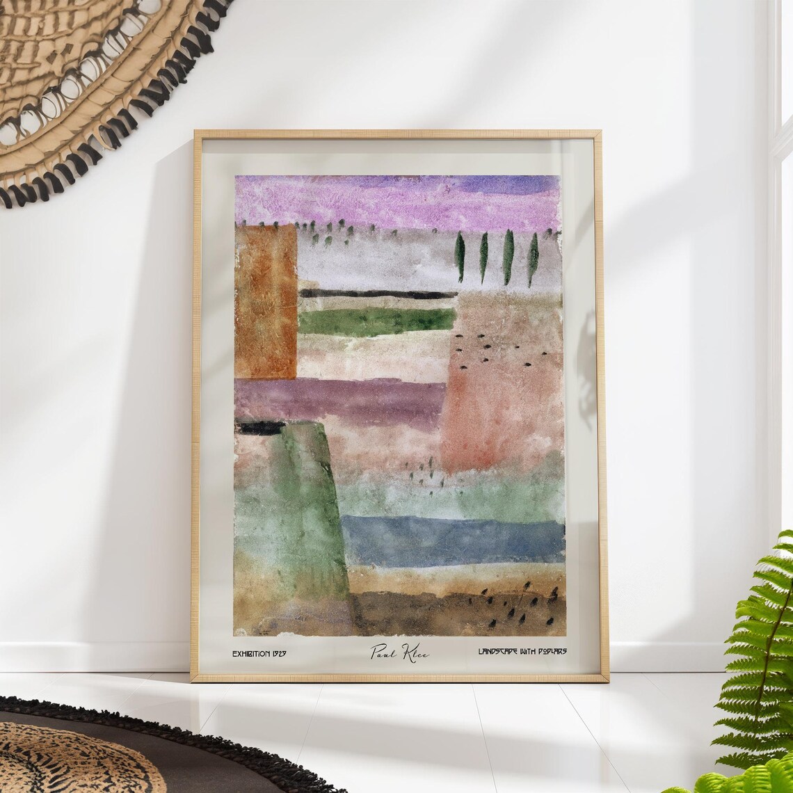 Paul Klee Landscape, Bauhaus Exhibition Poster