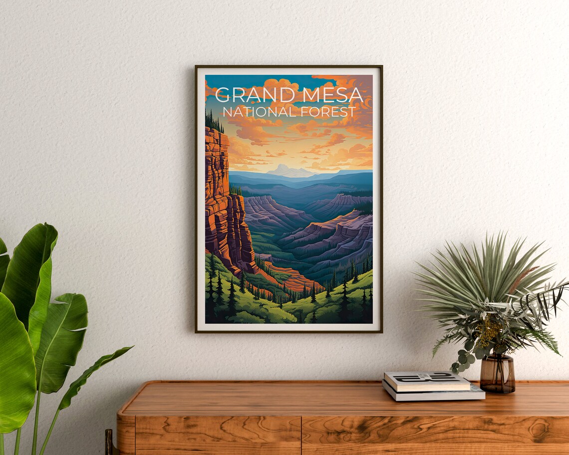 Grand Mesa National Forest, Colorado Travel Poster - Image 3