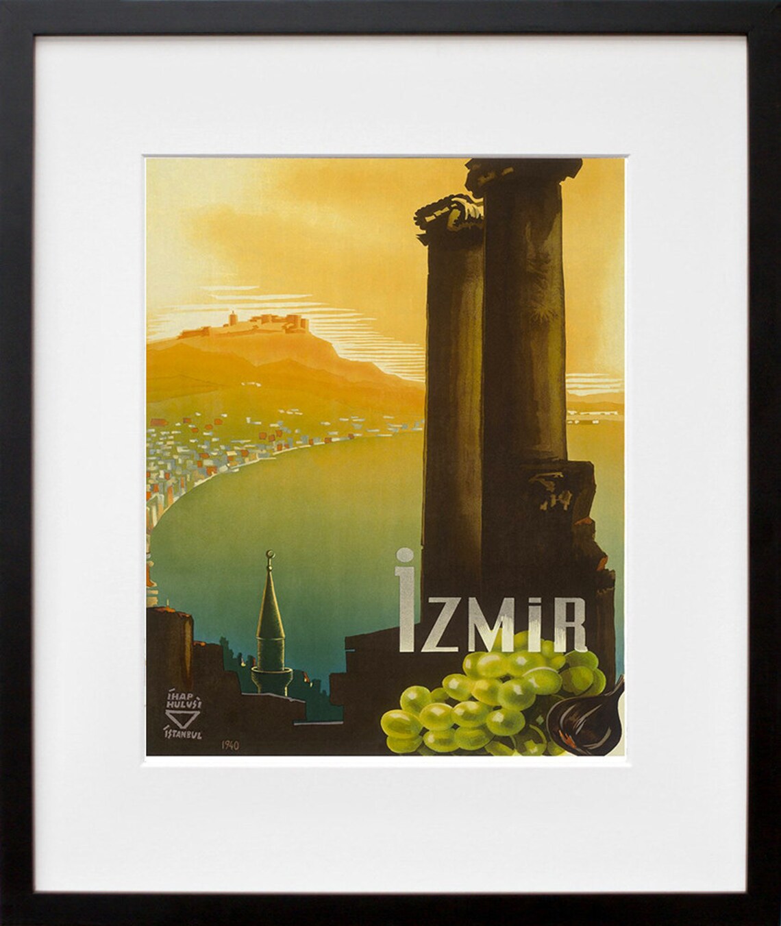 Izmir Vintage Travel Poster, Turkish Home Decor - Image 2