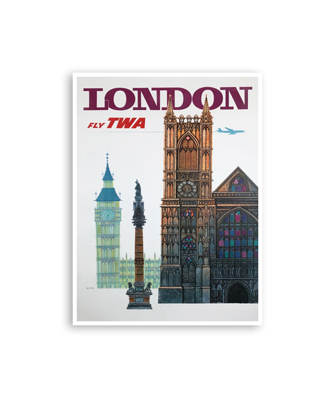 London Vintage Travel Poster, Travel Poster - Image 2