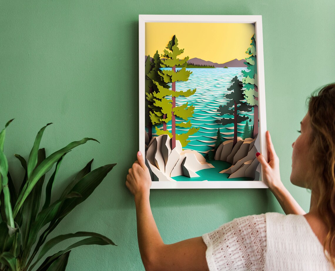Lake Superior Print, Minnesota Scenic Art Print - Image 5