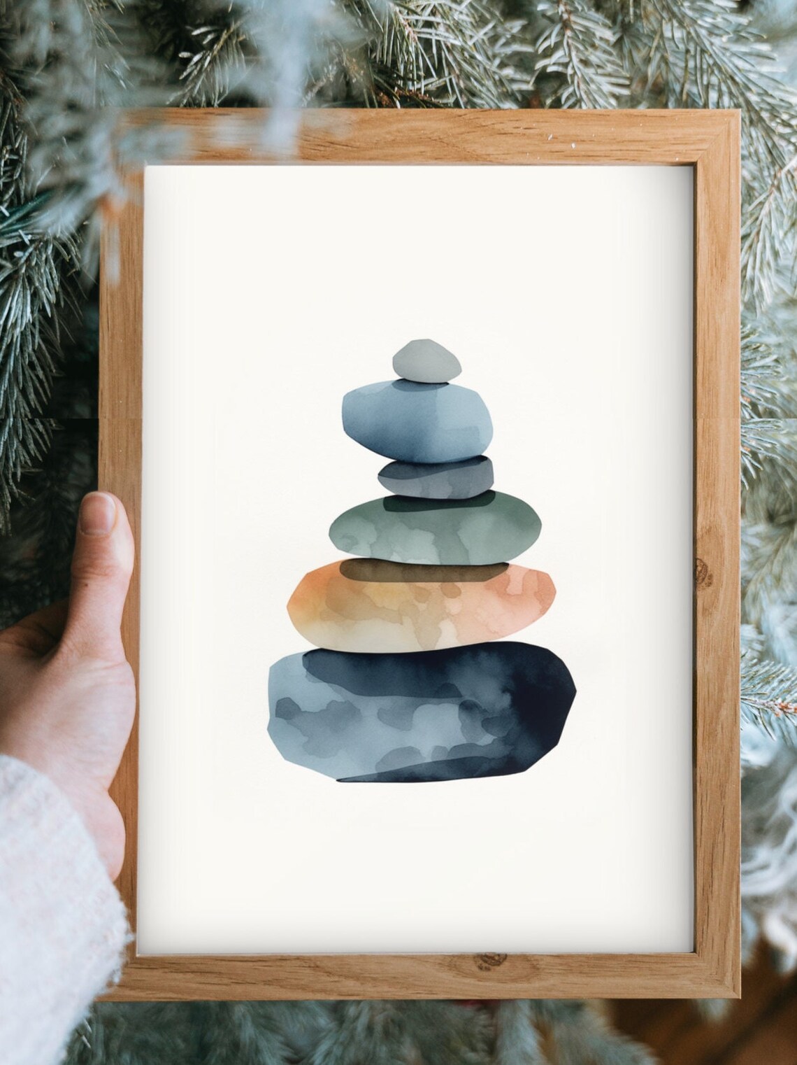 Lake Superior Stones Art Balance Print, Minnesota - Image 4