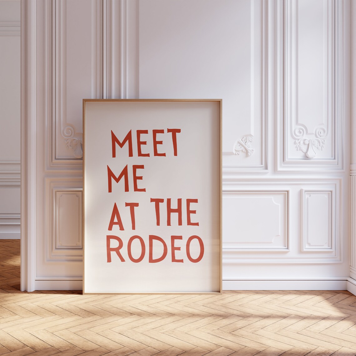 Rodeo Poster, Trendy Cowgirl Ranch Decor - Image 2