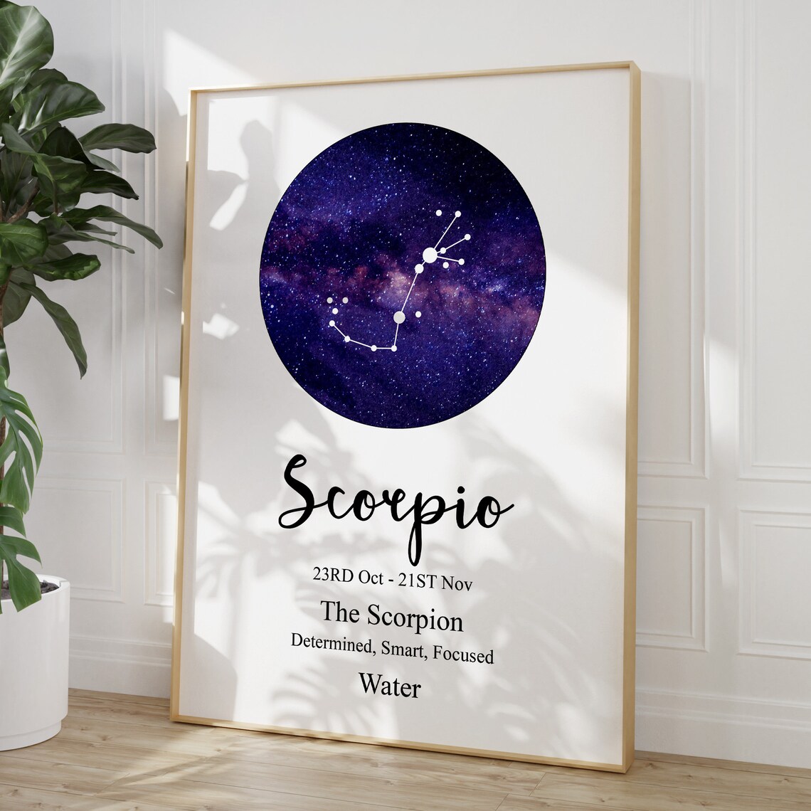 Scorpio Zodiac Astrology Constellation Art Print