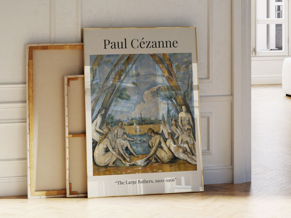 The Large Bathers Paul Cezanne Famous Painting Painting Poster Modern Wall Art Art Print - Image 2