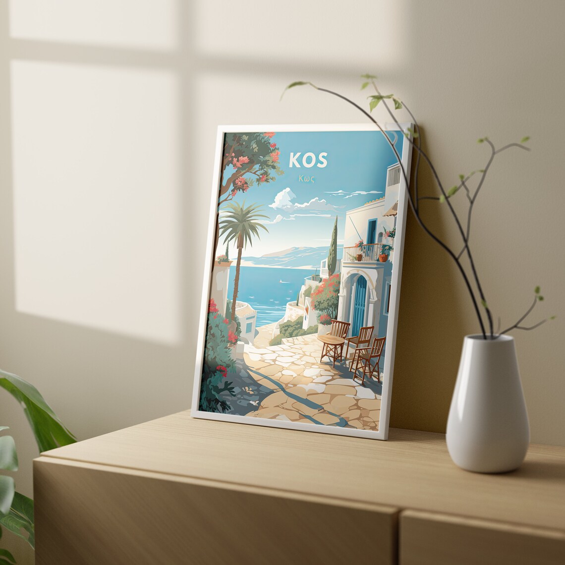 Kos Travel Poster, Greece Island Destination Print - Image 6