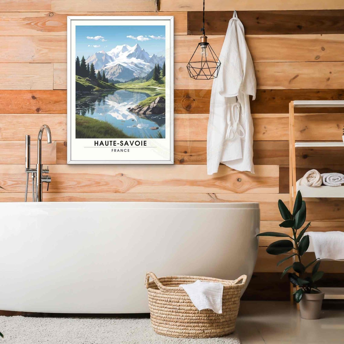 Poster Haute Savoie Printing Haute Savoie Passy Lake - Image 2