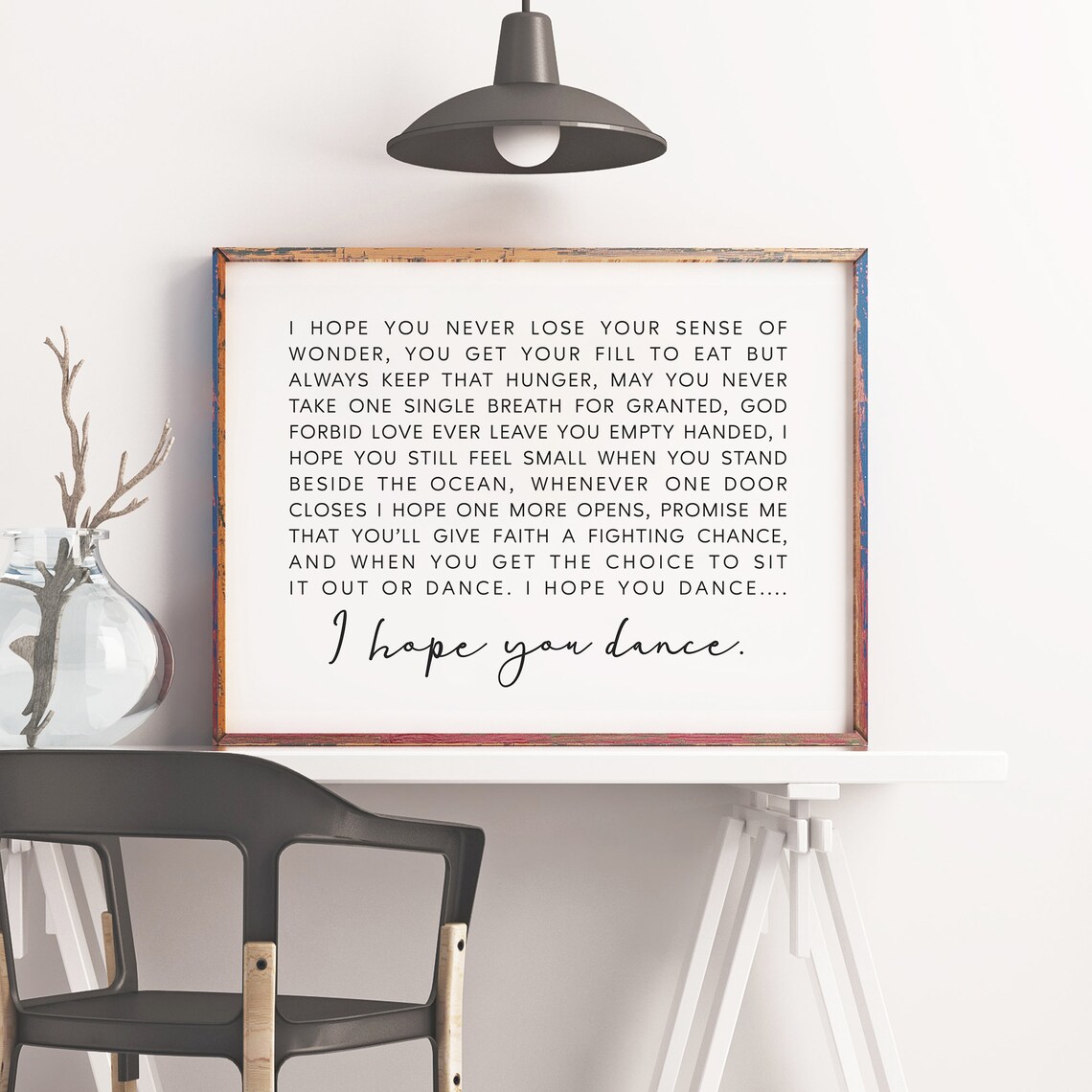 I Hope You Dance Lyrics, Nursery Decor Wall Art - Image 3