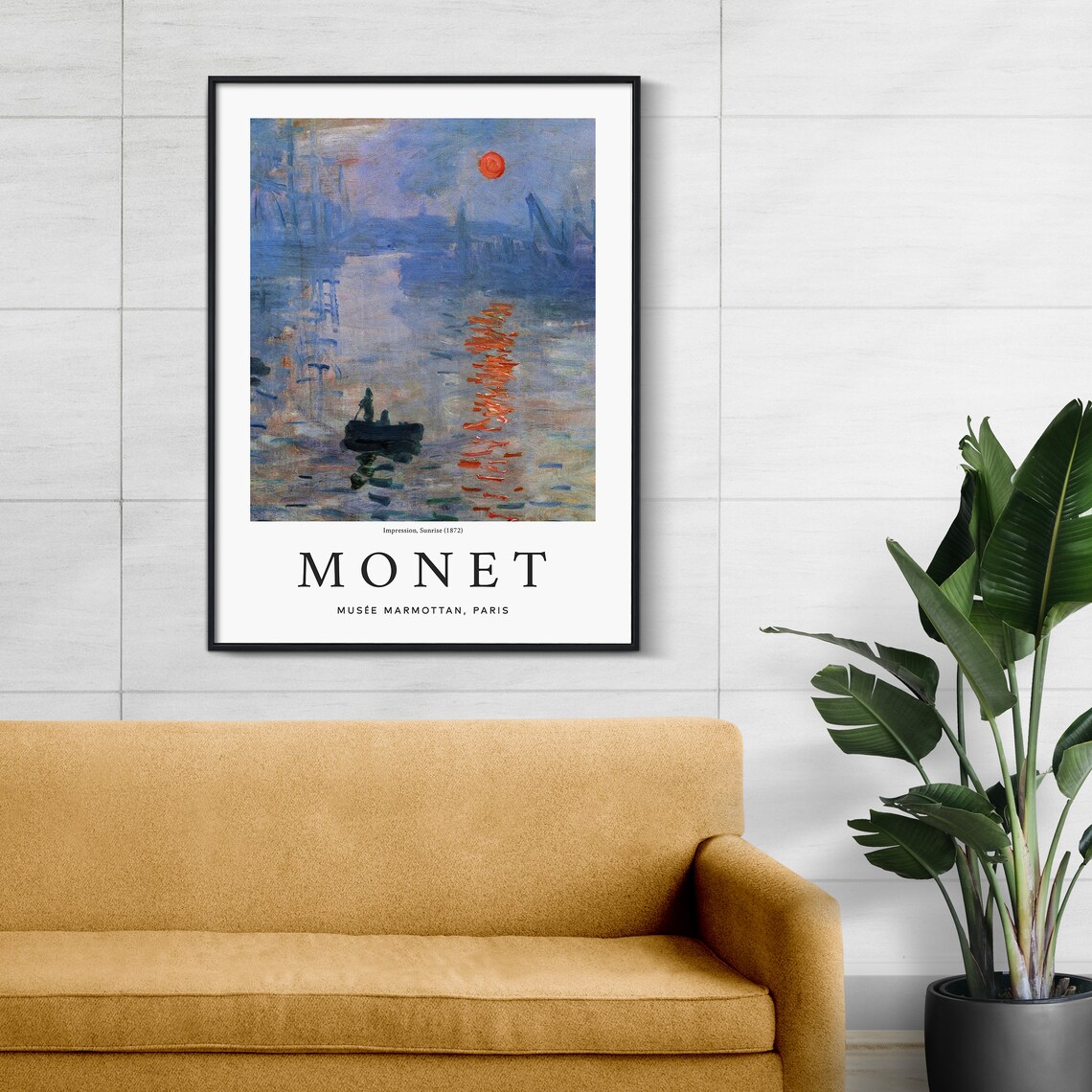 Monet Exhibition Poster, Impression Sunrise Art Print - Image 2