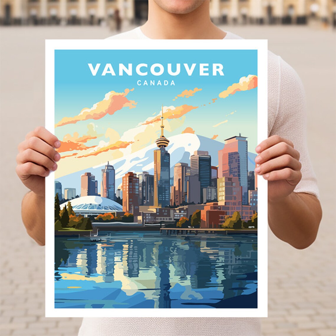 Vancouver Canada Travel Wall Art Print