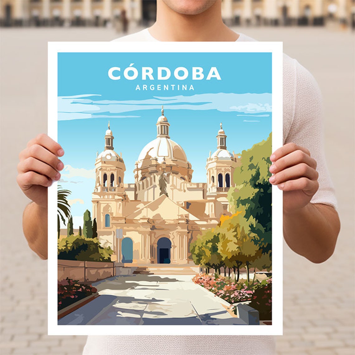 Crdoba Argentina Cordoba Travel Wall Art Poster Print