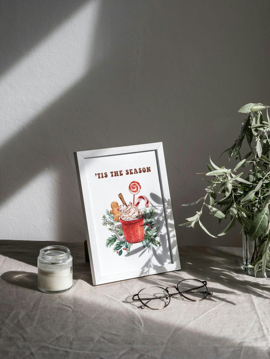 Hot Chocolate Christmas Bar Sign Poster - Image 3