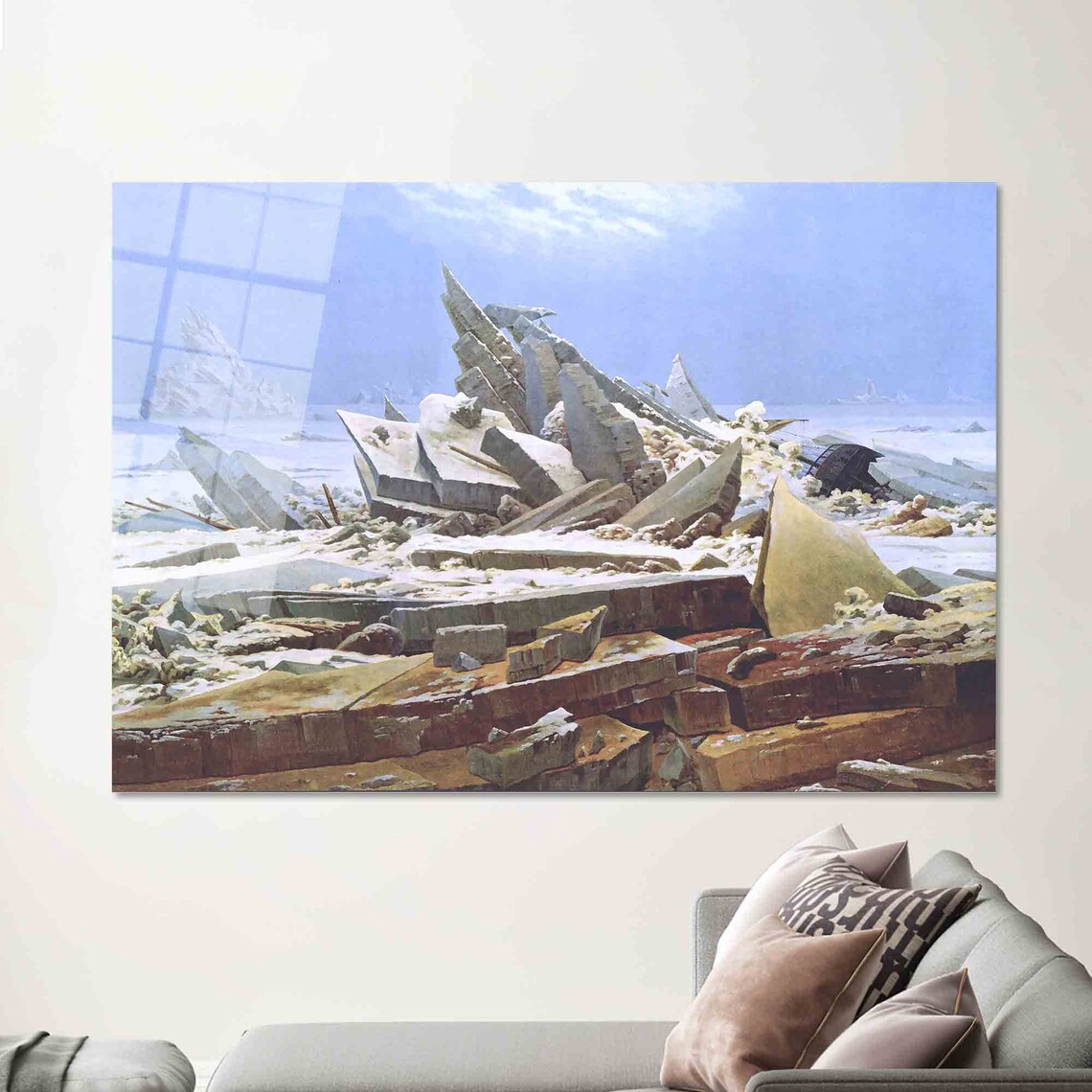 The Polar Sea, Caspar David Friedrich Art Print - Image 2