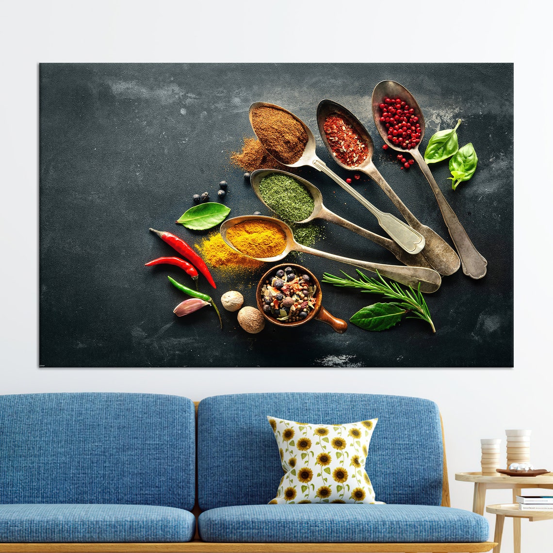 Spices Wall Art Indian Spices Wall Art 3d Wall Art Art Tempered Glass Spices Wallpaper Poster Gifts Kitchen Wall Art