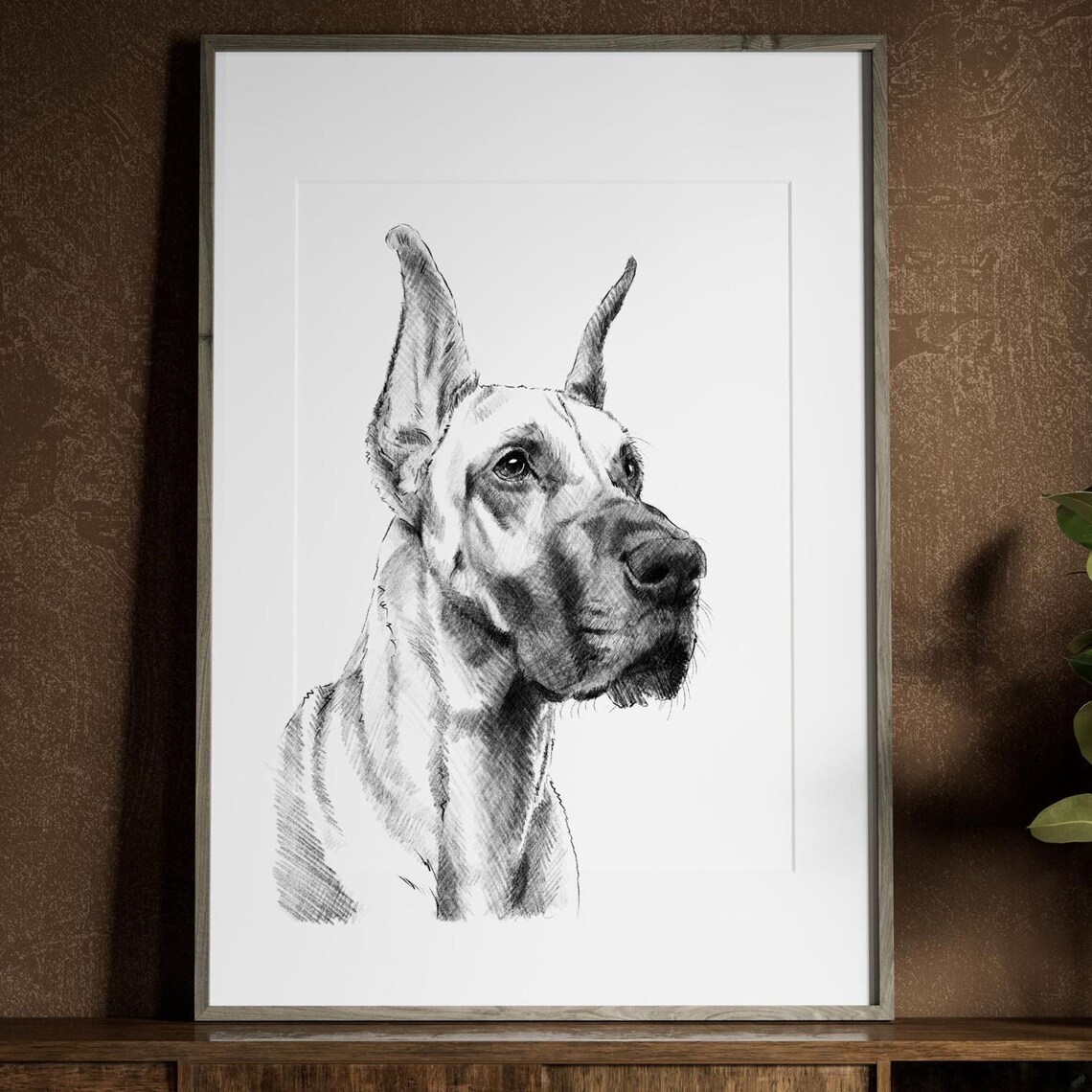 Custom Pet Portrait From Photo, Dog Painting - Image 3