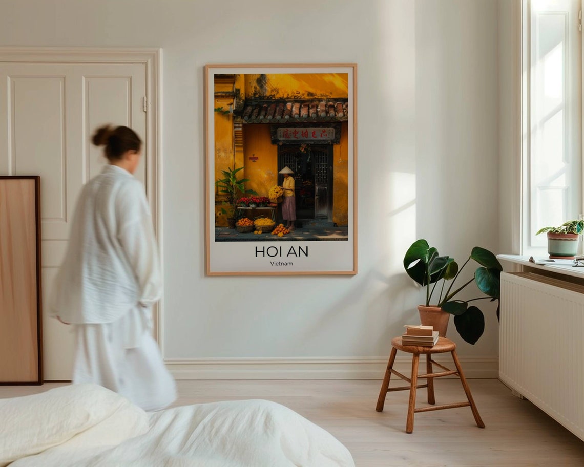 Hoi An Travel Poster Of Hoi An Vietnam Wall Art Vietnam Travel Vietnam Vietnam Wall Decoration - Image 3