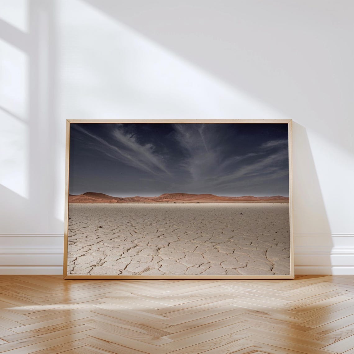 Sossusvlei Namibia Cracked Clay Pan Desert Photography Print - Image 3