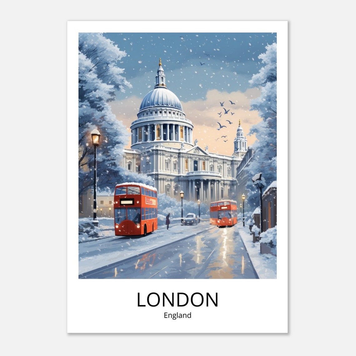 London Travel Poster United Kingdom Travel Poster Uk Travel Poster Wall Art Vintage Poster London England Art Print London Travel Souvenir