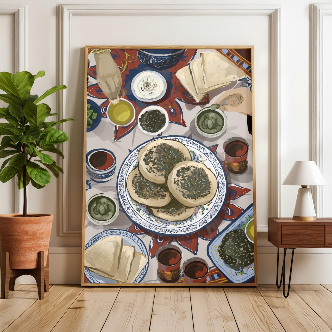 Palestinian Food, Zaatar Kitchen Dining Decor