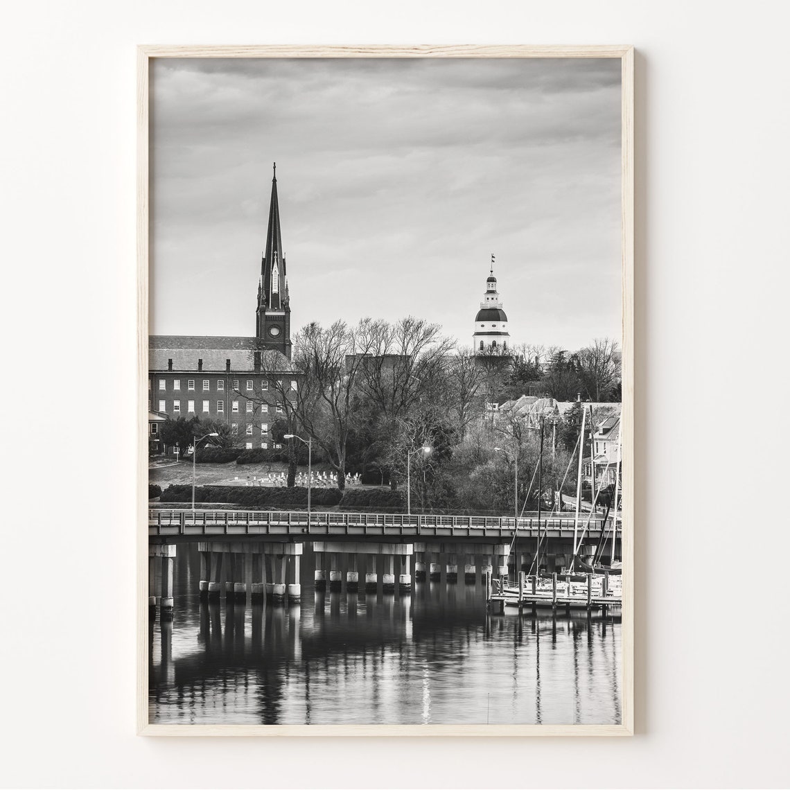 Maryland Wall Art Black And White Maryland Print Maryland Poster Maryland Photo Maryland Wall Decor Usa C19 22