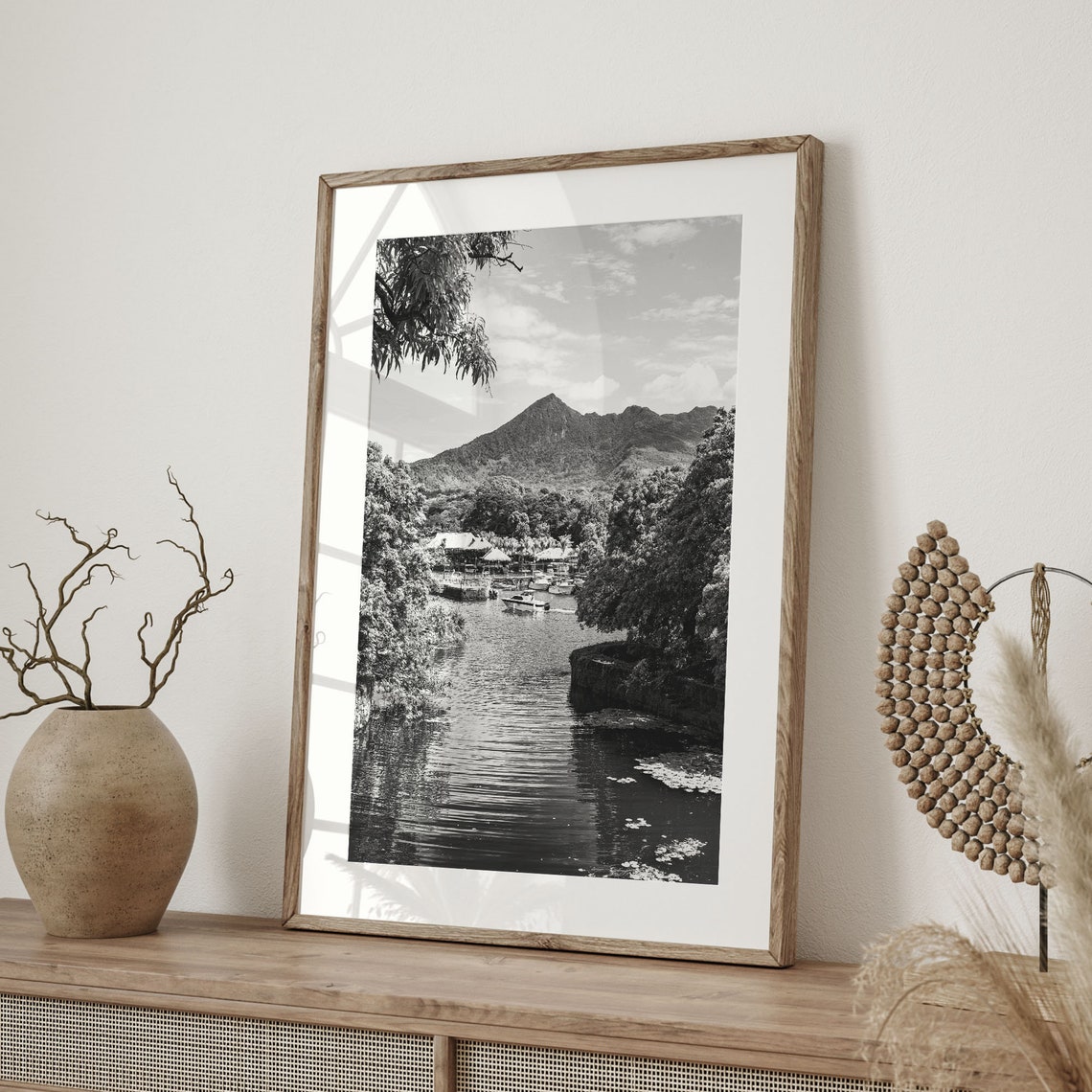 Lake Nicaragua Wall Art Print Black And White Lake Nicaragua Poster Lake Nicaragua Photo Dcor Lake Nicaragua Photography C19 399 - Image 2