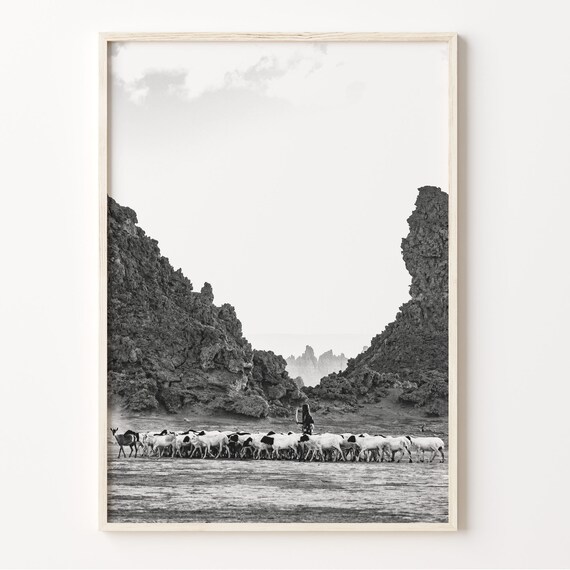 Djibouti Wall Art Black And White Print Africa Poster Djibouti Photo Country Art Print Wall Decor Djibouti Poster C19 340
