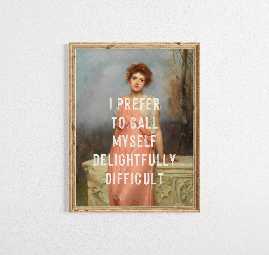 Funny Feminist Quote Print, Eclectic Boho Decor - Image 2