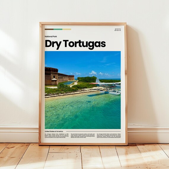 Dry Tortugas National Park Poster Print Photo America Travel Gift