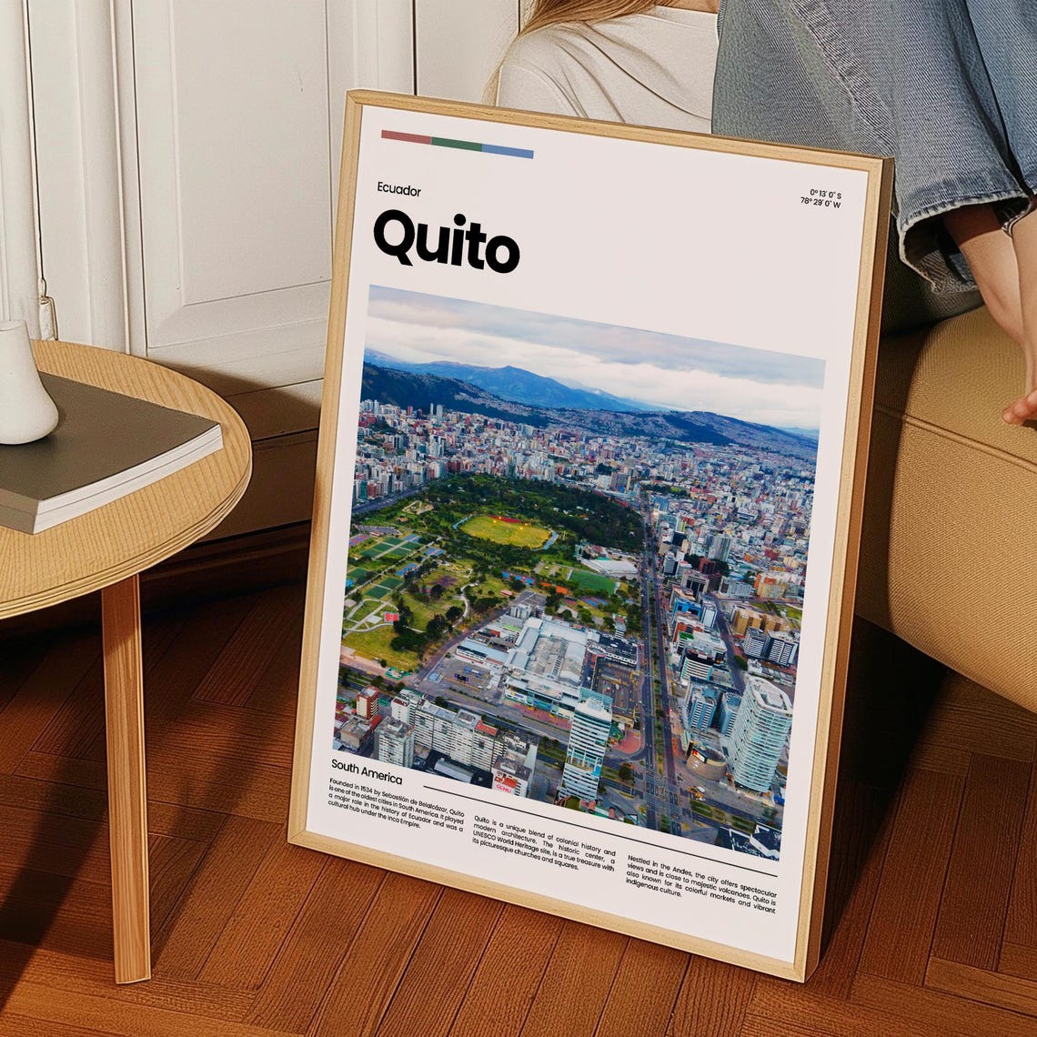Quito Travel Poster Quito Poster Quito Photo Poster Quito Art Print South America Poster Ecuador Travel Poster Travel Gift - Image 3