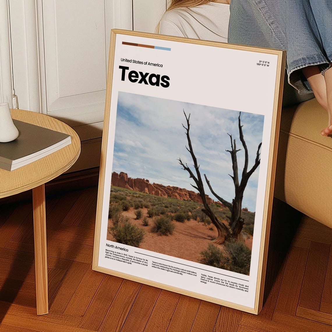 Texas Travel Poster Texas Poster Texas Photo Poster Texas Art Print Texas Art Usa Poster Usa Travel Poster Travel Gift - Image 3