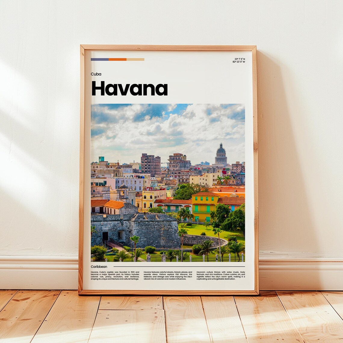 Havana Poster Print Photo Travel Caribbean Gift