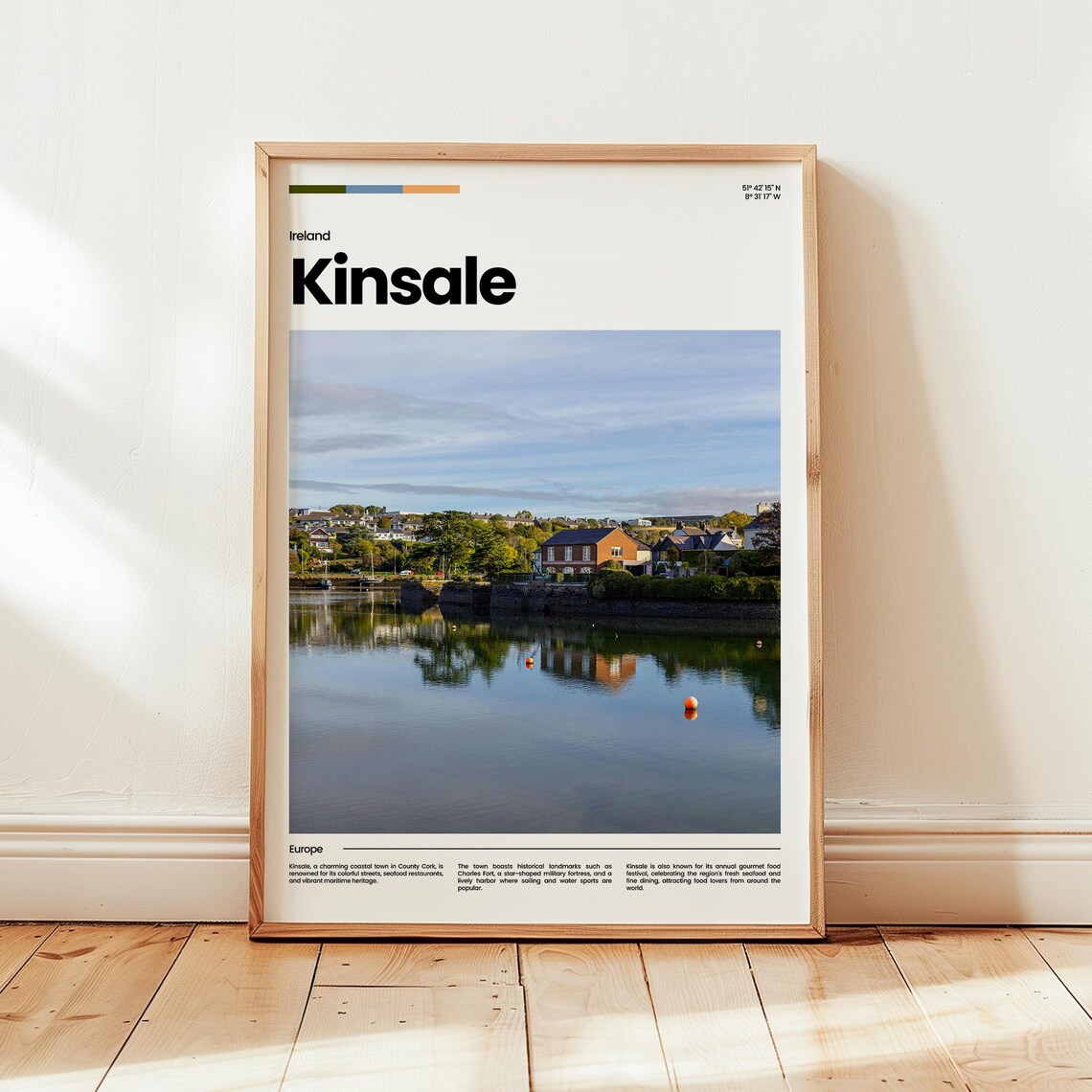 Kinsale Poster Print Photo Wall Art Ireland Travel Gift