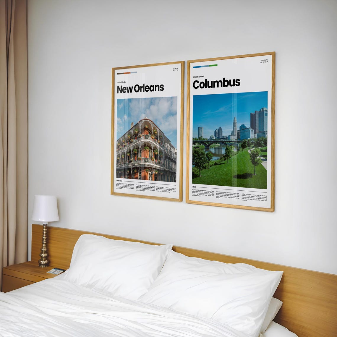 Columbus Travel Poster Columbus Poster Columbus Photo Poster Columbus Art Print Columbus Art Usa Poster Usa Travel Poster Travel Gift - Image 2