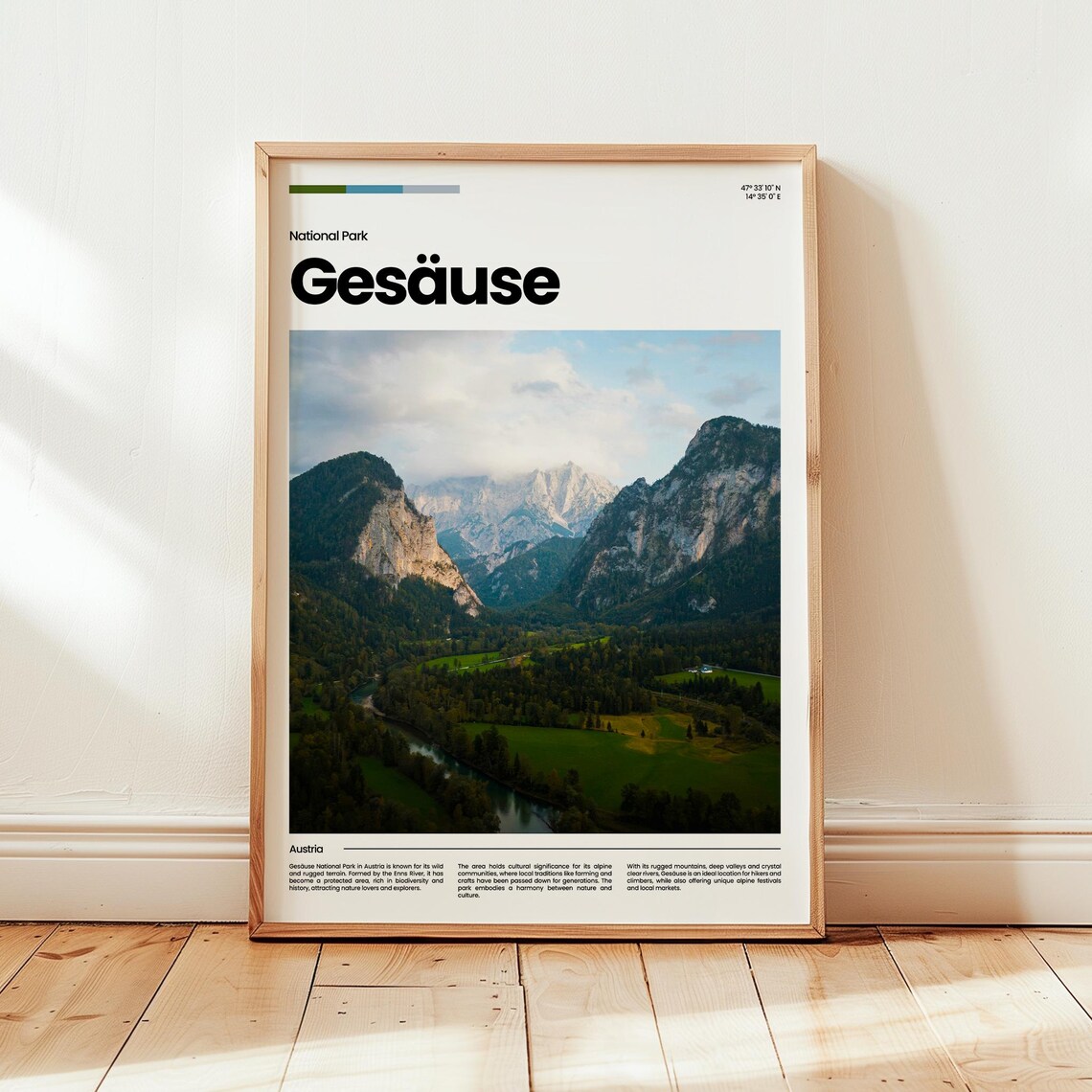 Gesuse Poster Print Photo Wall Art Austria Travel Gift