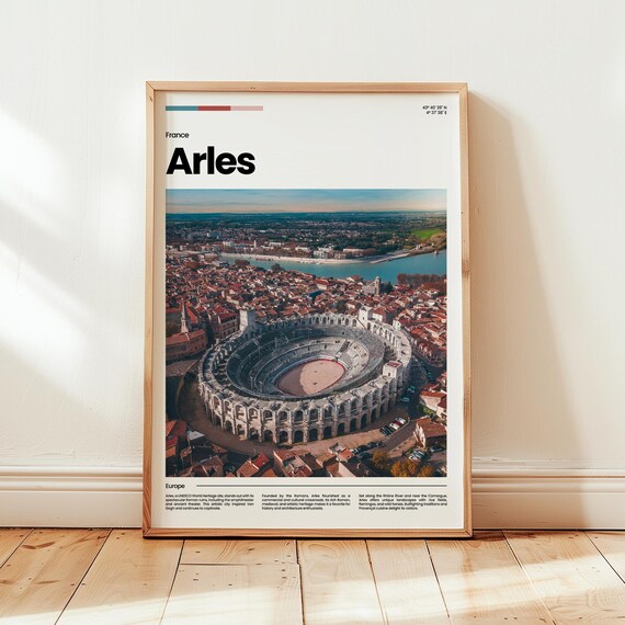 Arles Poster Print Photo Wall Art France Travel Gift