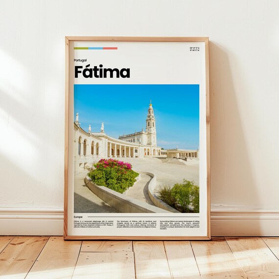 Fatima Poster Print Photo Wall Art Portugal Travel Gift