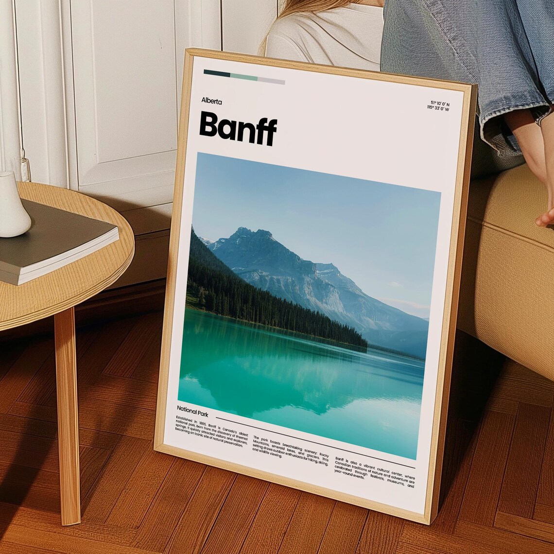Banff Travel Poster Banff Poster Banff Photo Poster Banff Art Print Banff Art Canada Poster Canada Travel Poster Travel Gift - Image 3