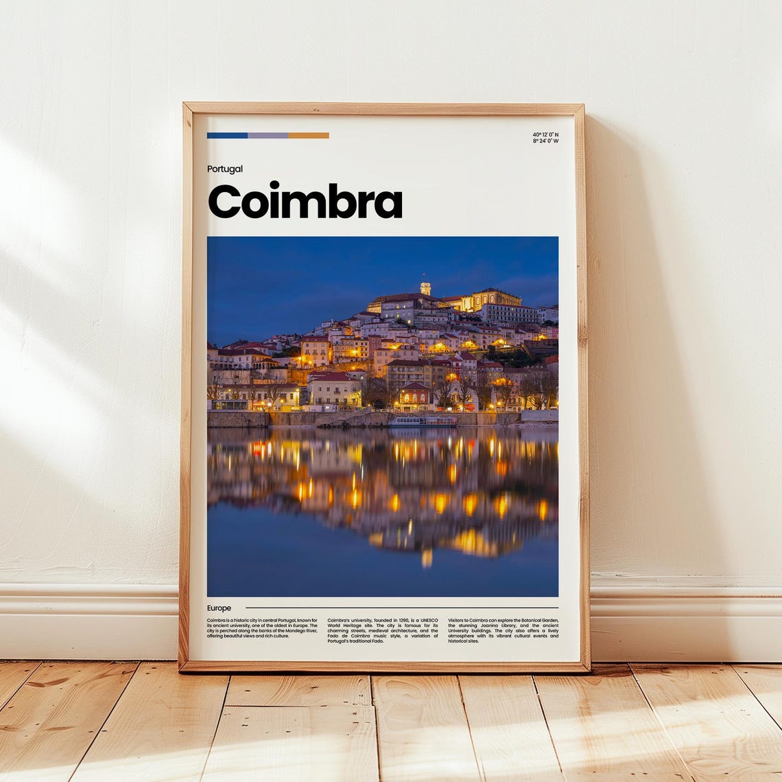 Coimbra Poster Print Photo Wall Art Portugal Travel Gift