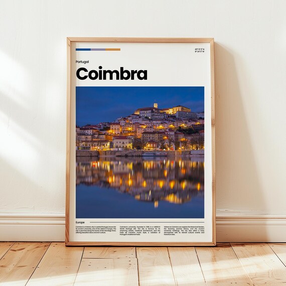 Coimbra Poster Print Photo Wall Art Portugal Travel Gift