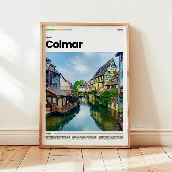 Colmar Poster Print Photo Wall Art France Travel Gift