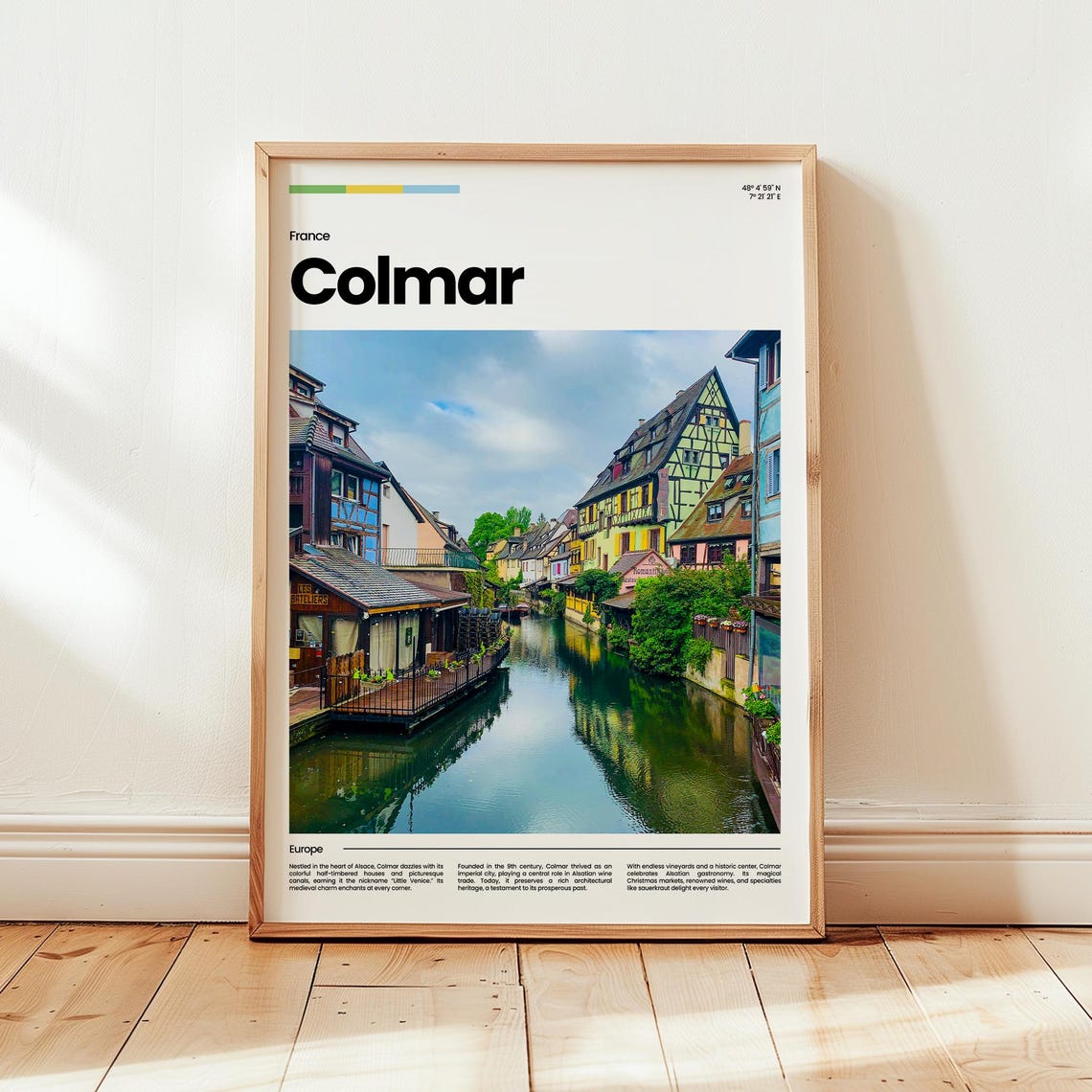 Colmar Poster Print Photo Wall Art France Travel Gift