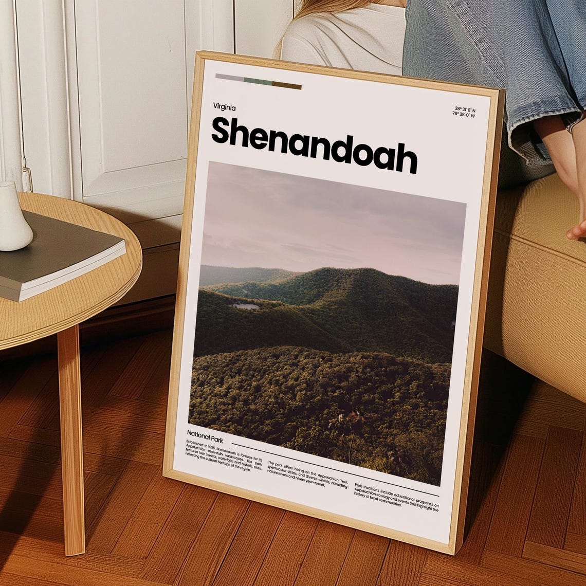 Shenandoah Travel Poster Shenandoah Poster Shenandoah Photo Poster Shenandoah Art Print Usa Poster National Park Travel Gift - Image 3