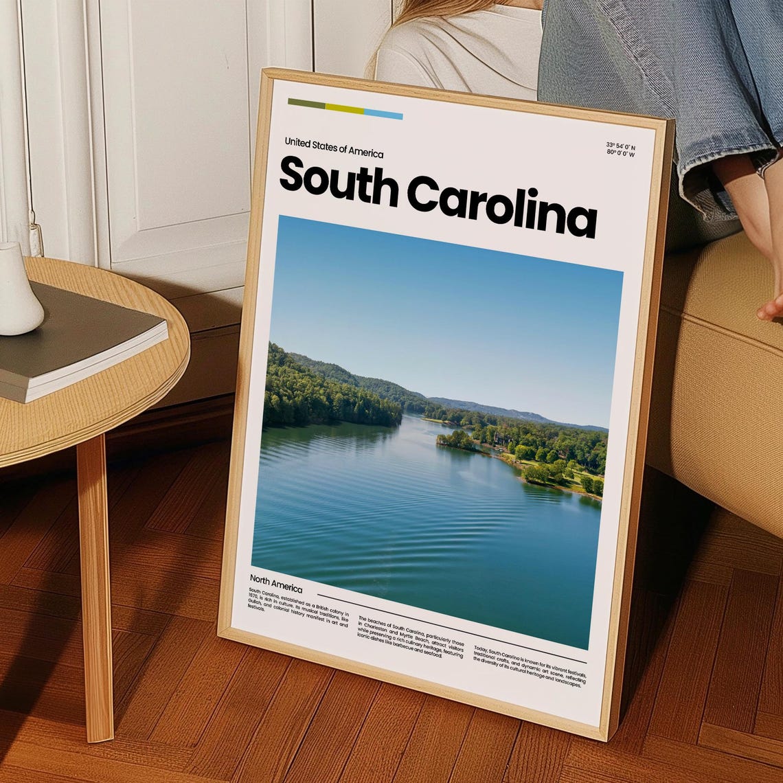 South Carolina Travel Poster South Carolina Poster South Carolina Photo Poster South Carolina Art Print Usa Poster Travel Gift - Image 3