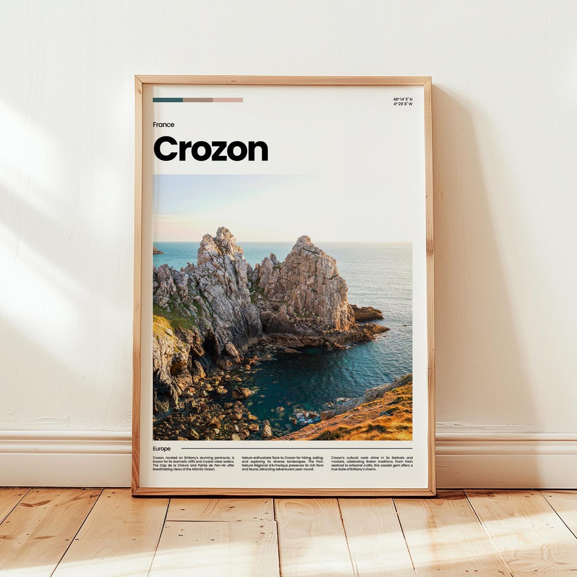Crozon Poster Print Photo Wall Art France Travel Gift