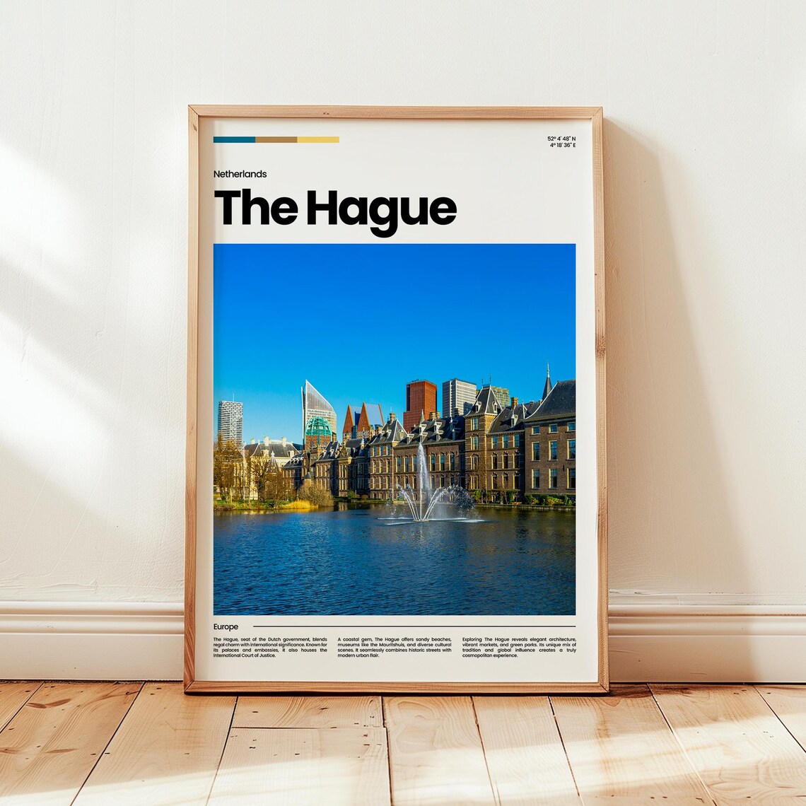 The Hague Poster Print Photo Wall Art Netherlands Travel Gift